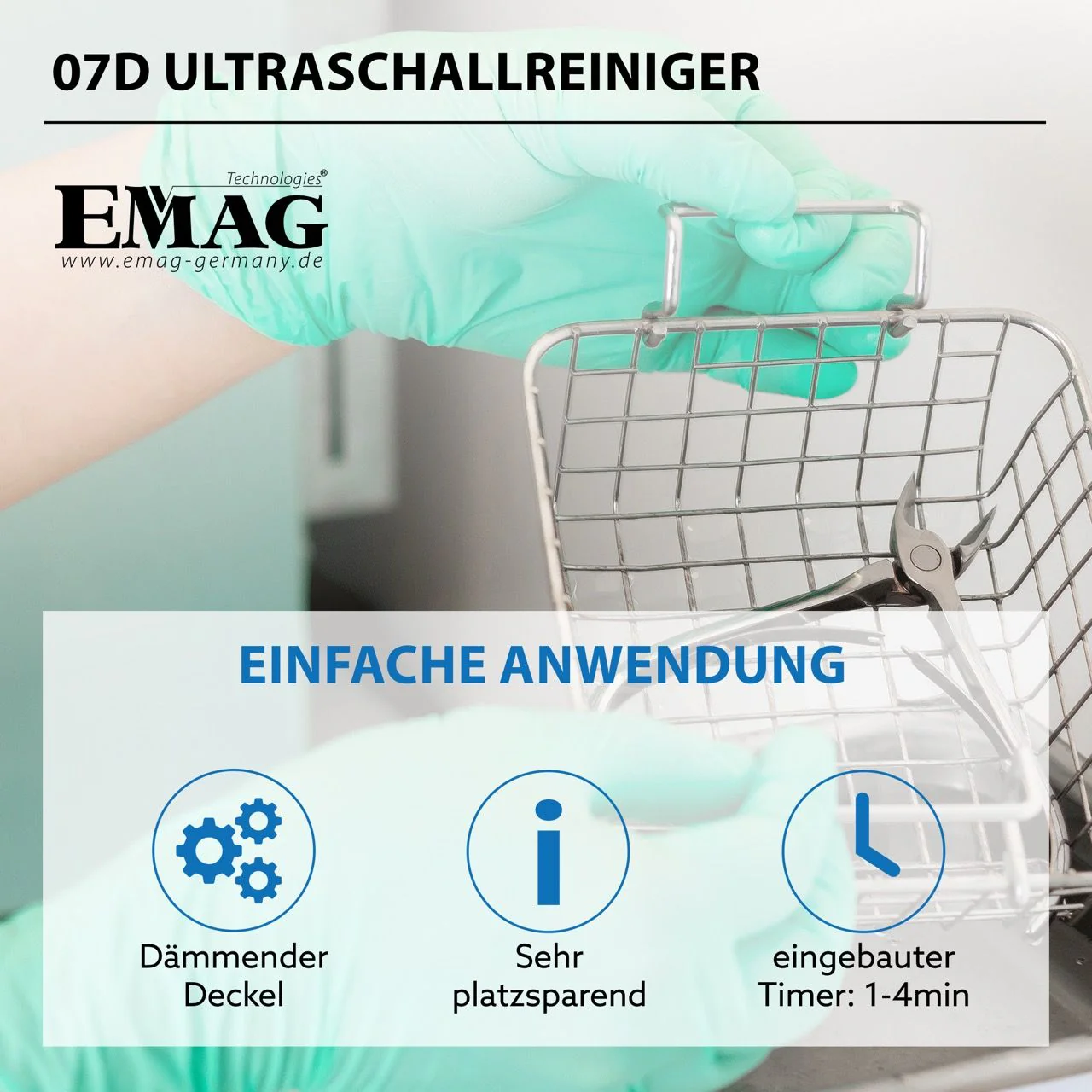 07D Ultraschallreiniger Edelstahl - Image 4