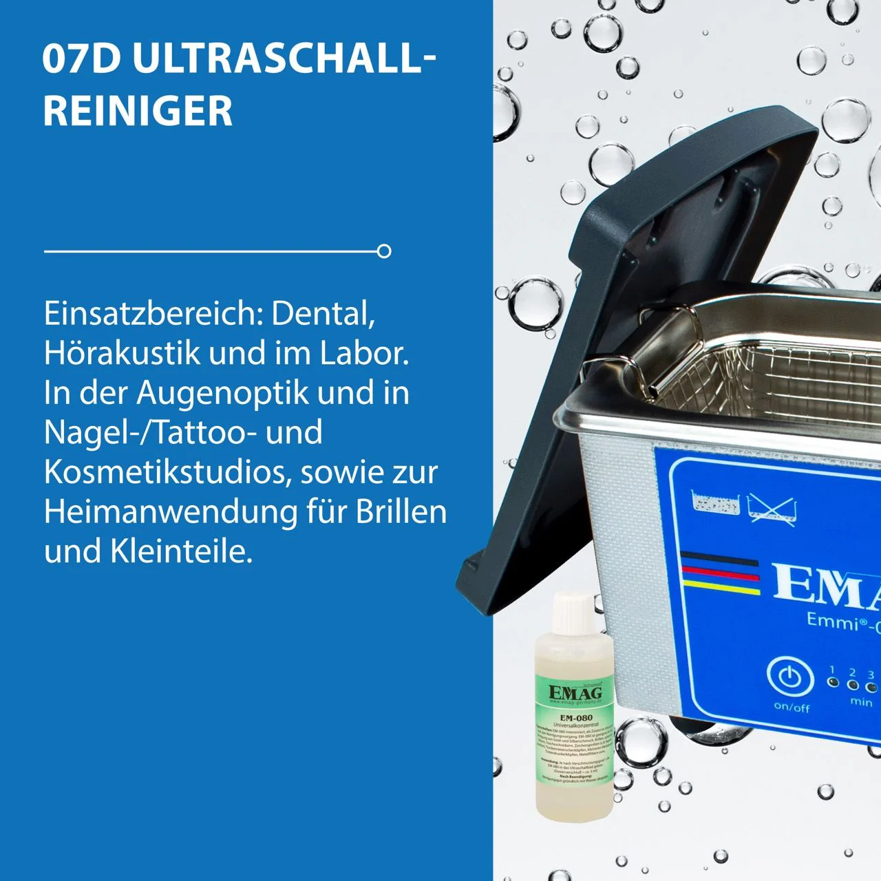 07D Ultraschallreiniger Edelstahl - Image 6