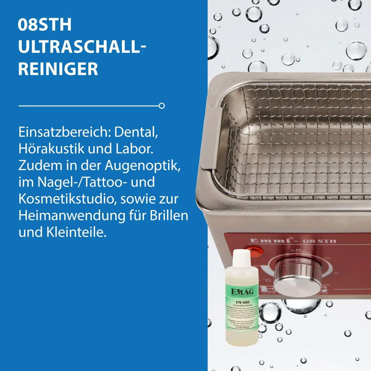 08STH Ultraschallreiniger Edelstahl mit Heizung - Image 5
