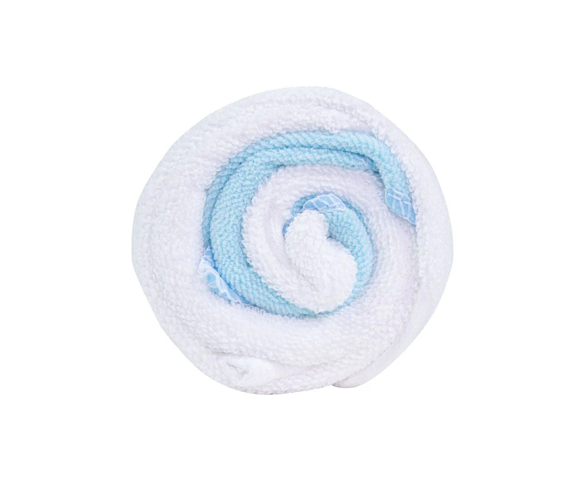 Bonbon Twist weiß/blau Tücher