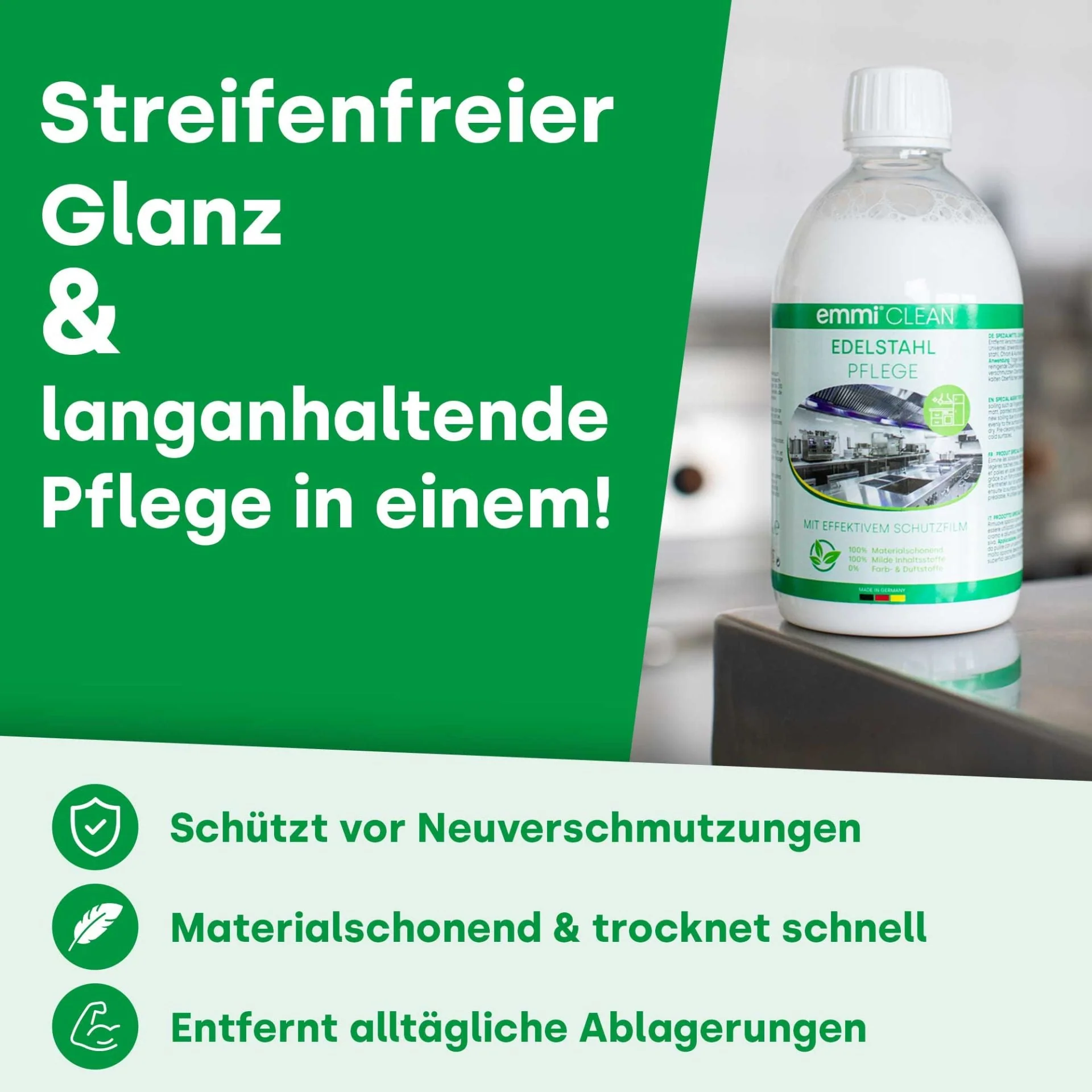 Edelstahl Pflege & Reiniger 500ml - Image 5