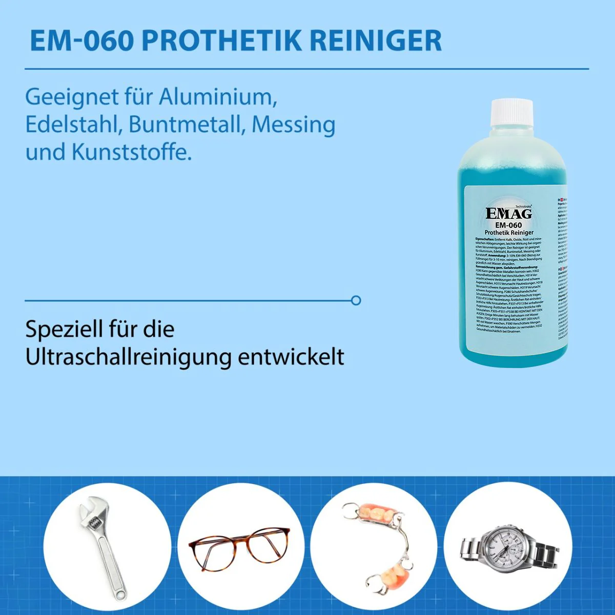 EM-060 Prothetik Ultraschallreiniger - Image 3
