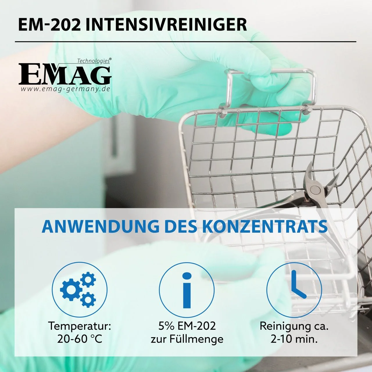 EM-202 Intensiv Reiniger / Instrumentenreiniger - Image 4