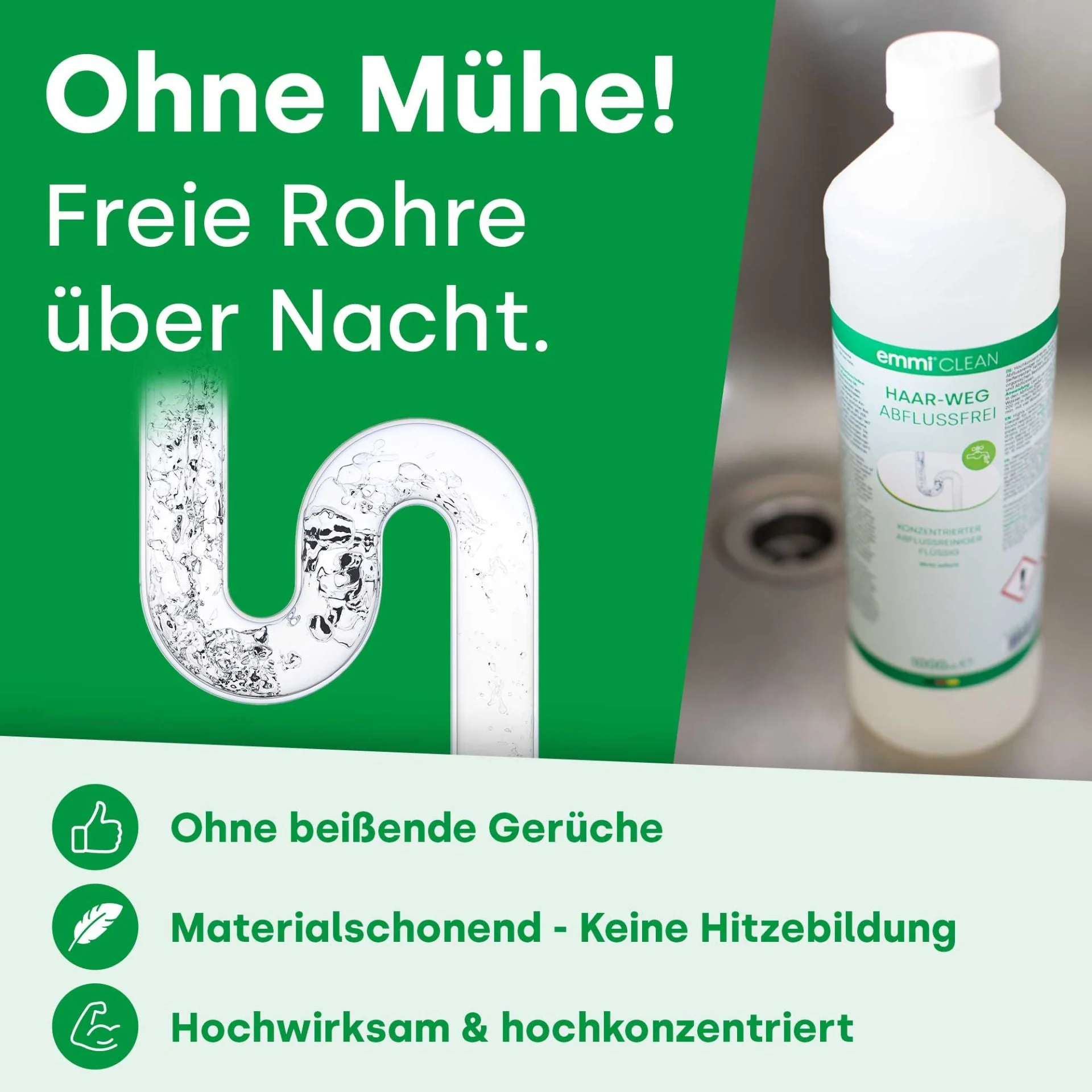 Haar-Weg Abflussreiniger 1000ml - Image 5