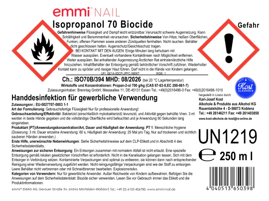 Hand- und Flächendesinfektionsmittel - 250ml - Image 2