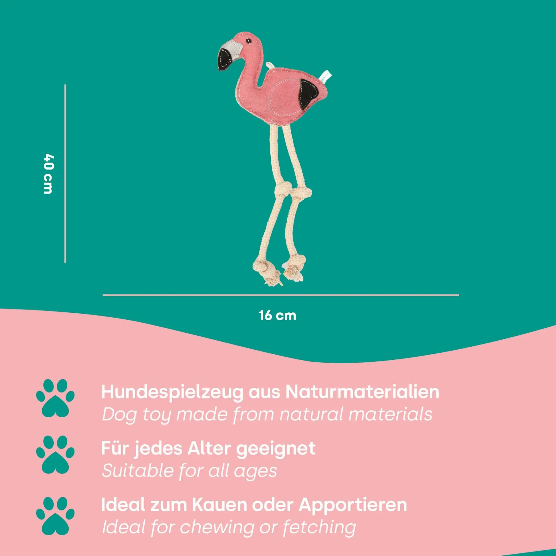 Zerrspielzeug Flamingo - Image 5